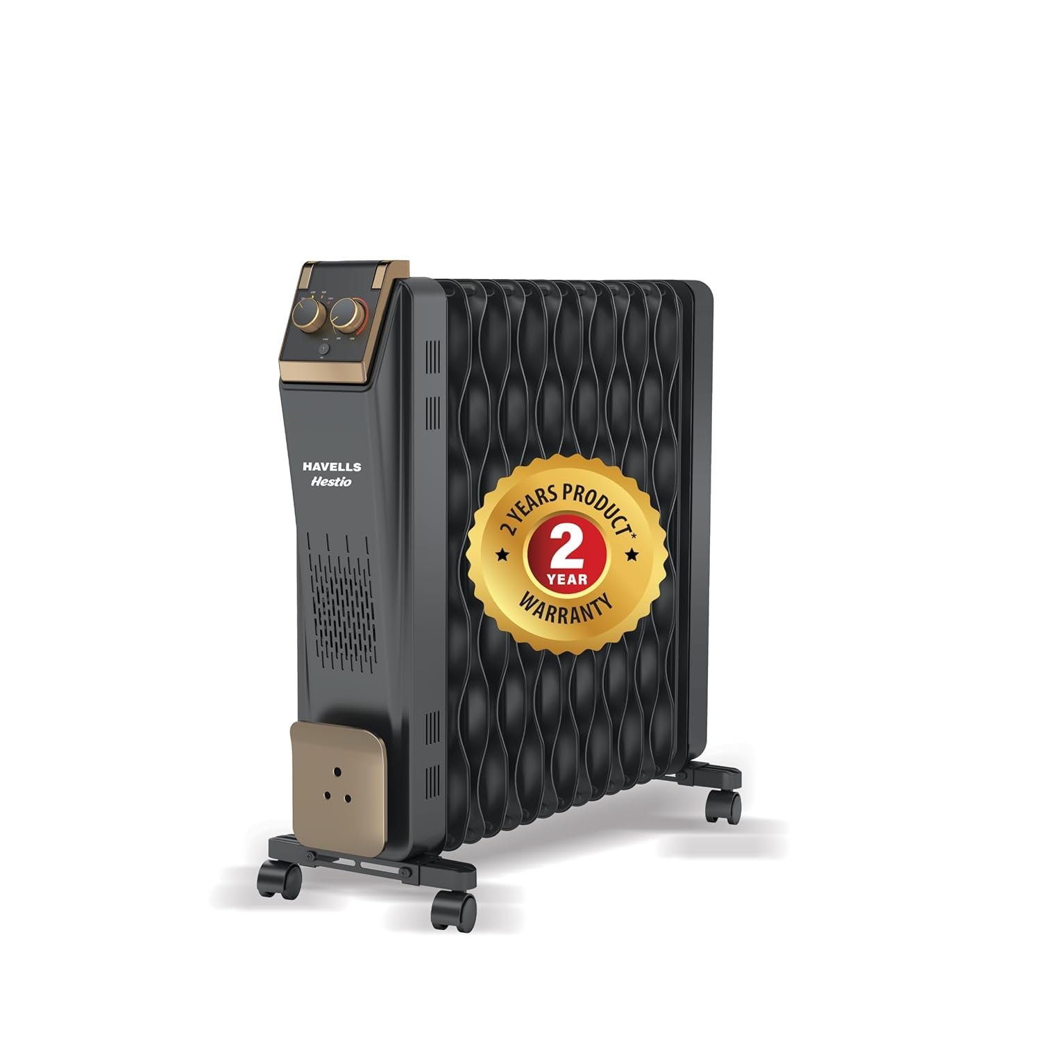 Havells 11 Fin Hestio Wave OFR Room Heater 2900W Black