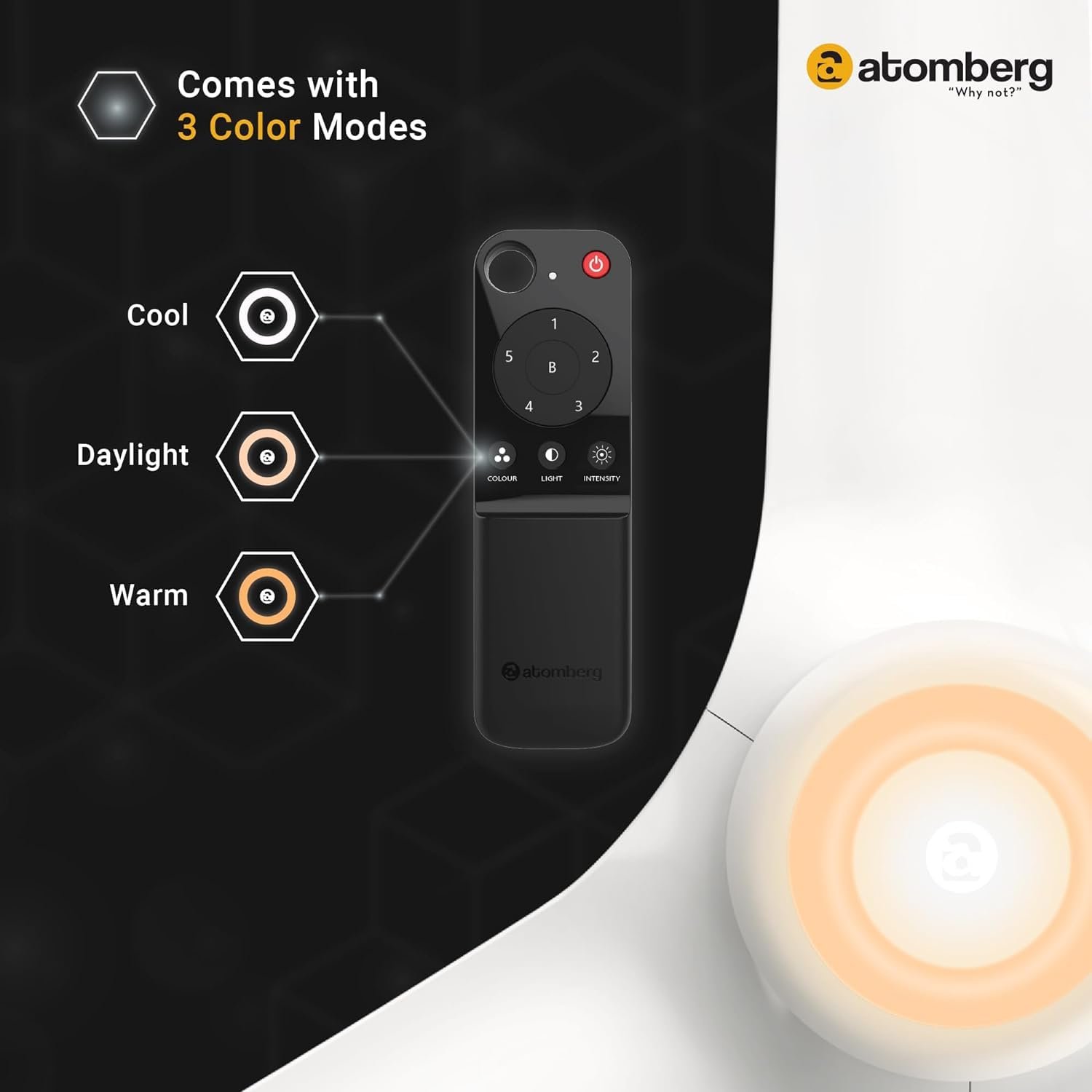 Atomberg Aris Starlight BLDC smart ceiling fan 1200mm with app and voice control